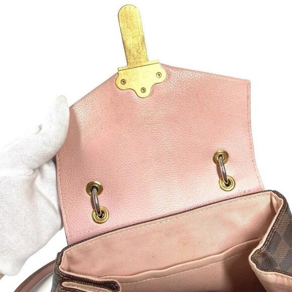 LOUIS VUITTON N42262 Damier Crampton Bag Hand Bag Backpack Canvas pink/Brown main image 8